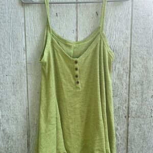 American Eagle Outfitters Green Buttoned Camisole